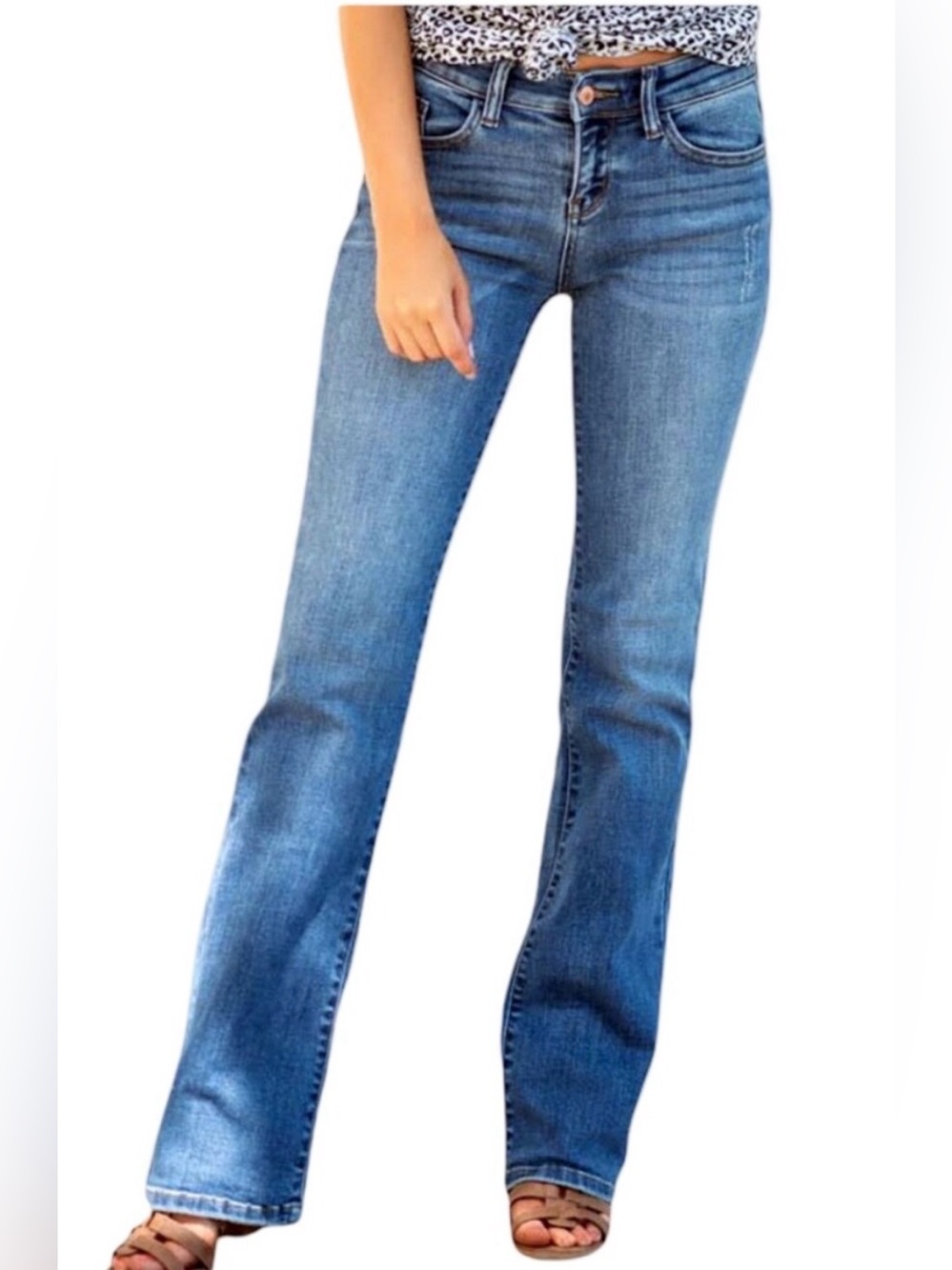 Judy Blue Boot Cut medium wash jeans, 10" rise, size 30 (11)